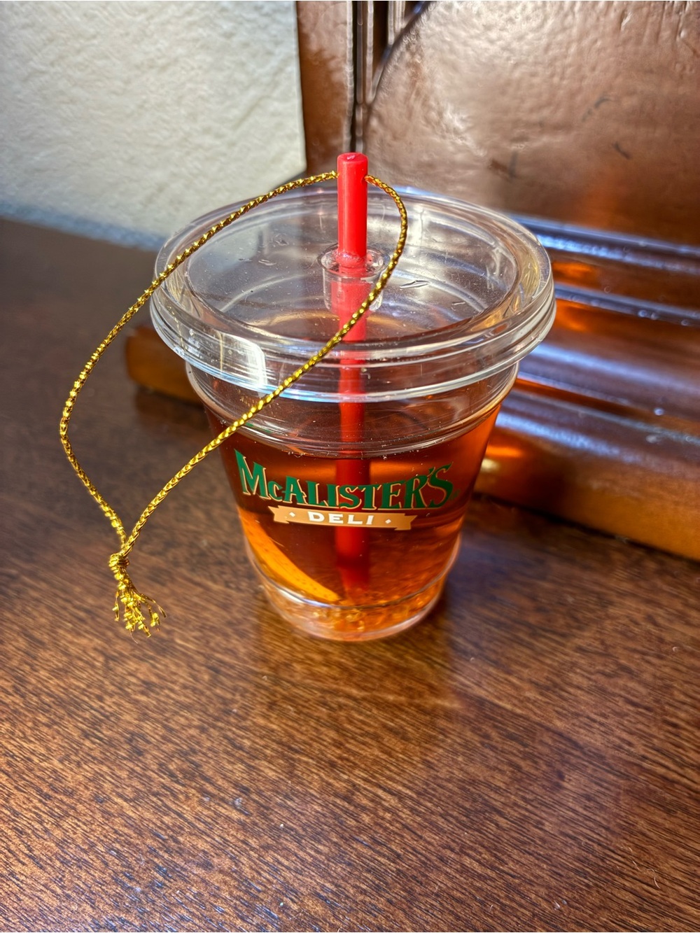 McAlister’s Deli Holiday Sweet Lemon Iced Tea Ornament